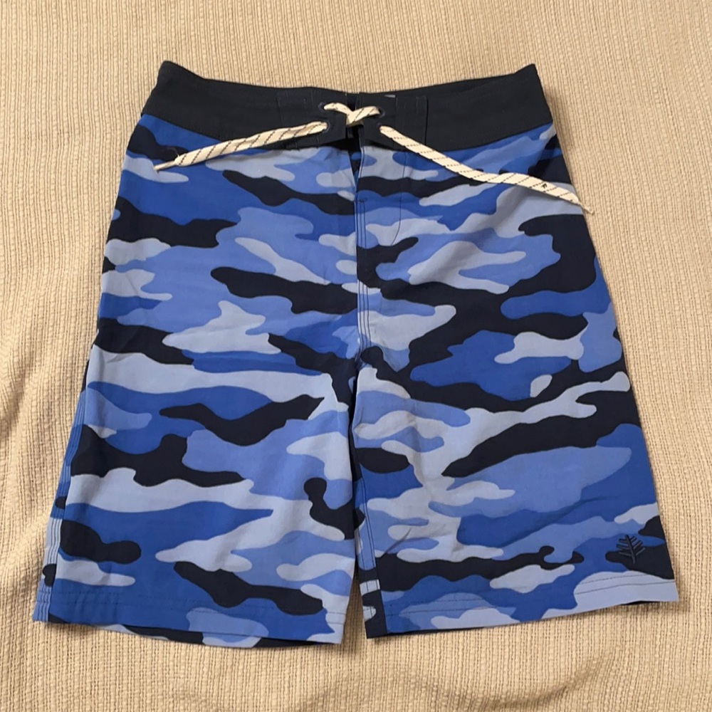 Youth Boys Coolibar UPF50+ Swim Trunks Size Small